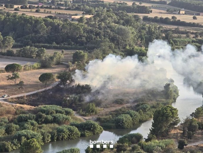 Imatge de l'incendi