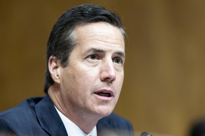 29 de julho de 2026, Washington, Distrito de Columbia, EUA: O senador norte-americano BERNIE MORENO (R-OH) em uma audiência da Comissão de Segurança Interna e Assuntos Governamentais do Senado, no Capitólio dos EUA, em Washington, DC.