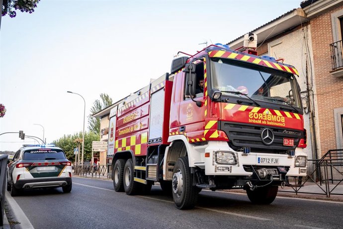 Un camión del cuerpo de Bomberos. Imagen de archivo