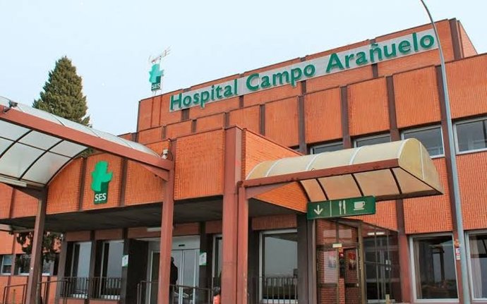 Entrada al Hospital Campo Arañuelo de Navalmoral de la Mata.