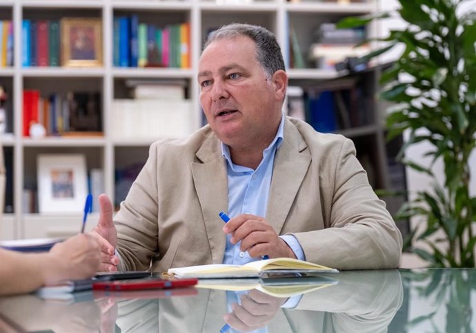 Archivo - El presidente de la Diputación de Huelva, David Toscano.
