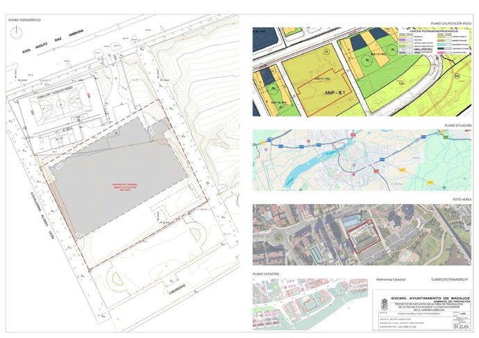El Ayuntamiento de Badajoz adjudica provisionalmente las obras de la piscina de la Margen Derecha