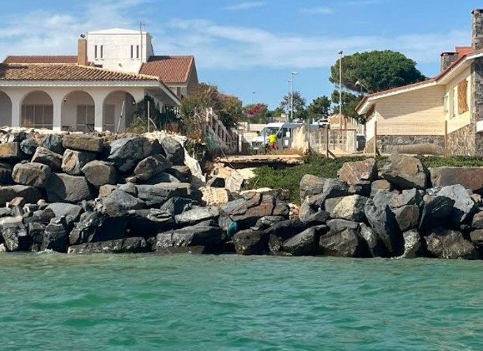 Situación de la playa de El Portil en Punta Umbría (Huelva).