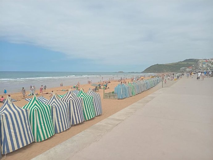 Playa de Zarautz (Gipuzkoa)