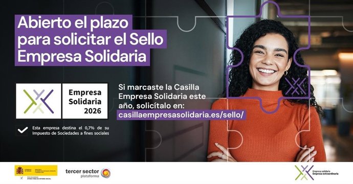 Abierto el plazo para solicitar el Sello Empresa Solidaria 2026