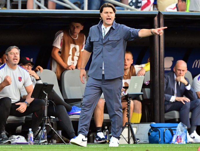 El seleccionador de Estado Unidos Mauricio Pochettino, en el Mundial 2026.
