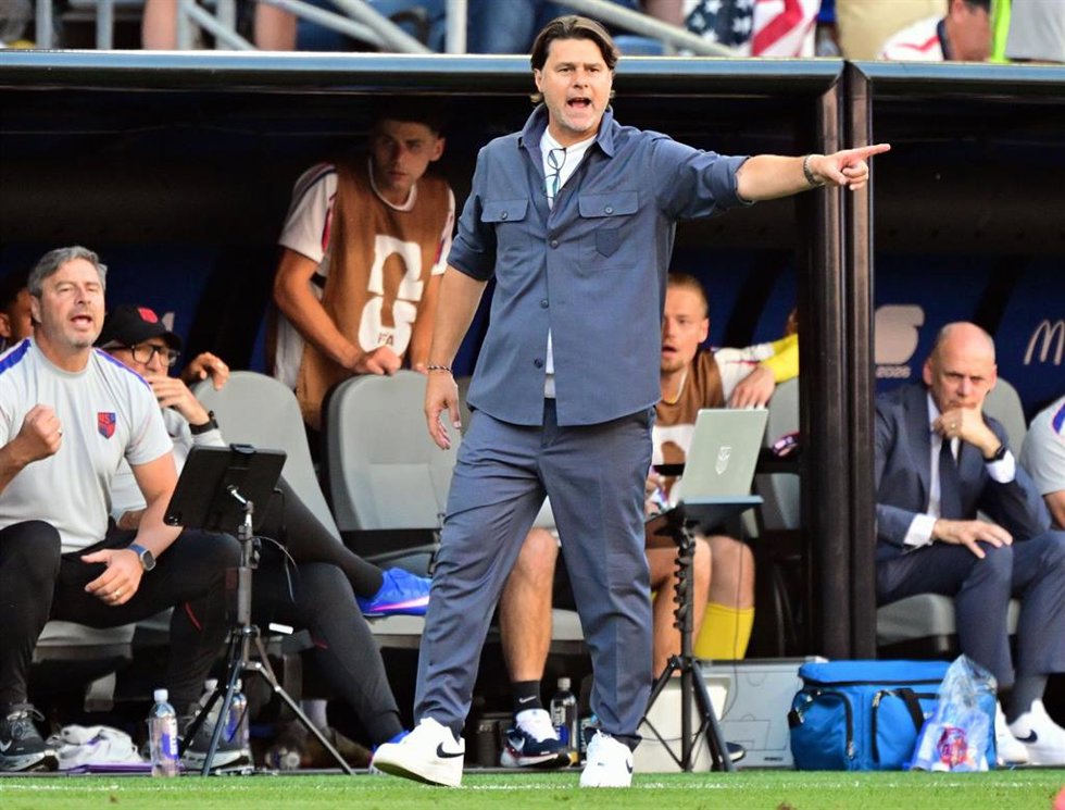 El seleccionador de Estado Unidos Mauricio Pochettino, en el Mundial 2026.