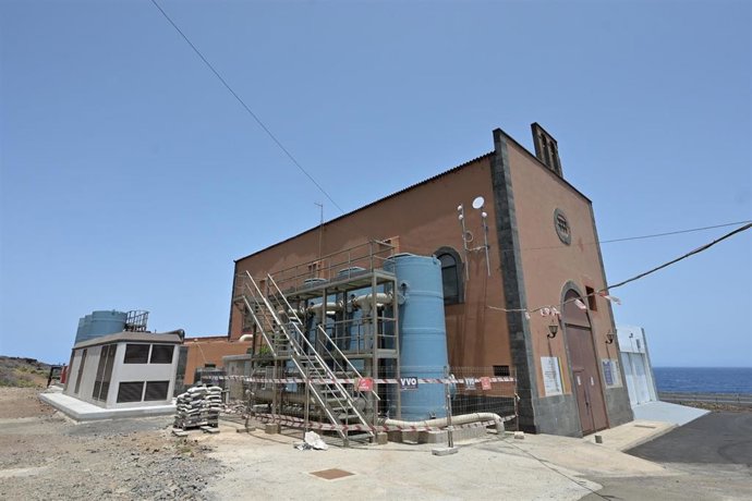 Las obras de ampliación de la desaladora de Los Cangrejos