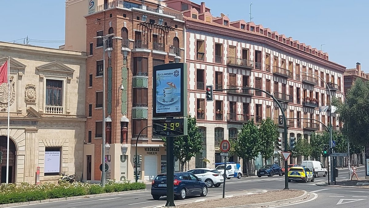 Cinco municipios de la Región figuran entre los diez más calurosos de España este lunes