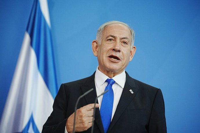 Archivo - Arquivo - O primeiro-ministro israelense, Benjamin Netanyahu.