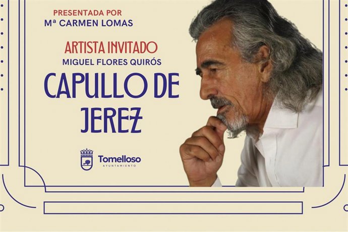 Capullo de Jerez, artista invitado de la VI Muestra Local de Flamenco de Tomelloso.