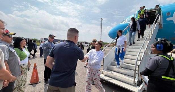 Aterriza en Venezuela un nuevo vuelo con 147 migrantes deportados de EEUU
