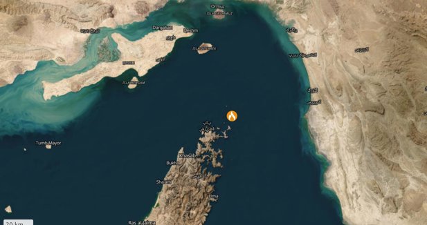 Atacado con un proyectil un barco de carga cerca de las costas de Omán, en el estrecho de Ormuz