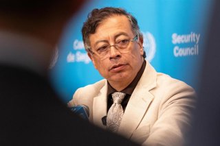 Archivo - El presidente saliente de Colombia, Gustavo Petro, en una imagen de archivo