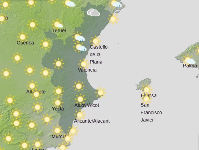 Tiempo del 4 de agosto