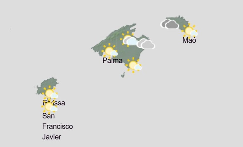 El tiempo hoy, martes 4 de agosto, en Baleares.