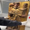 Policía Nacional y Mossos d'Esquadra recuperan un relieve de madera robado en un monasterio de Fitero en 2010