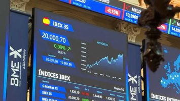 El Ibex 35 rompe por primera vez en su historia la barrera de los 20.000 puntos