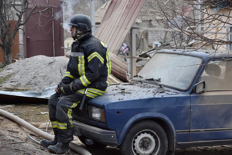 Archivo - Imagen de archivo de las consecuencias de un ataque ruso sobre la provincia ucraniana de Zaporiyia.