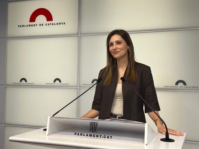 La portaveu del PP al Parlament, Lorena Roldán