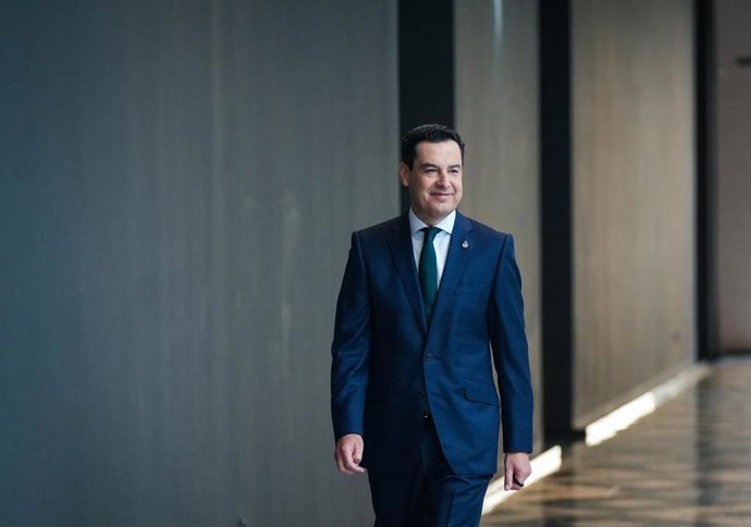 El presidente de la Junta de Andalucía, Juanma Moreno, en una imagen de archivo.