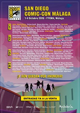 Cartel de los 70 invitados confirmados.