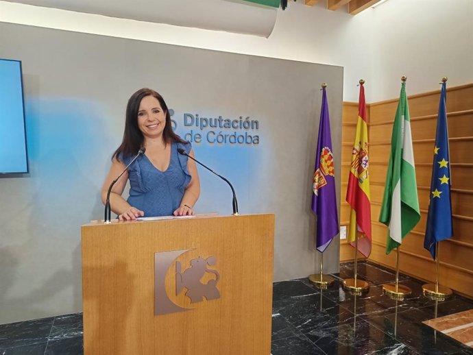 La delegada de Derechos Sociales de la Diputación, Irene Aguilera.