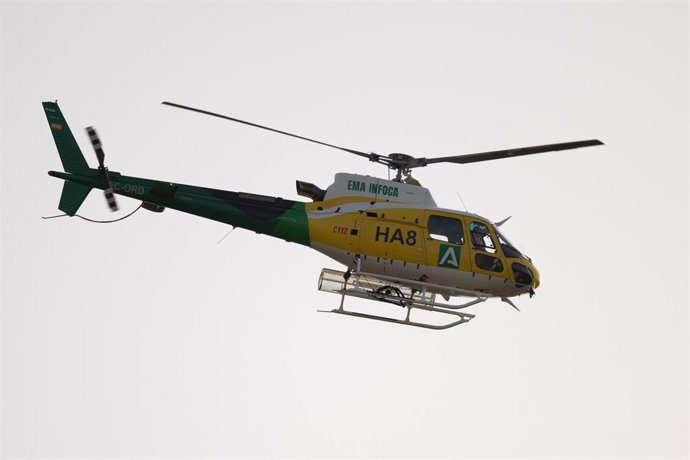 Helicóptero del Infoca.