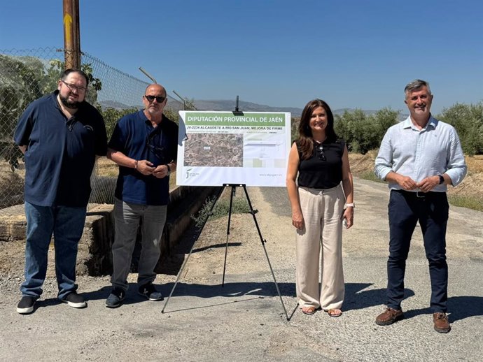 Presentación del proyecto de intervención en la JV-2234, entre Alcaudete y el río San Juan