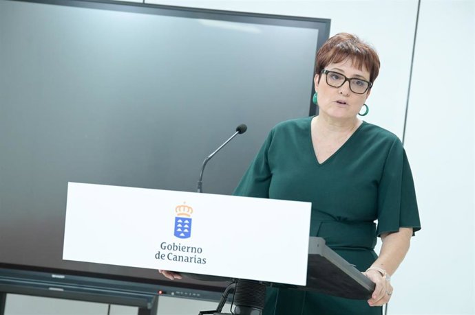 Archivo - La consejera de Bienestar Social del Gobierno de Canarias, Candelaria Delgado
