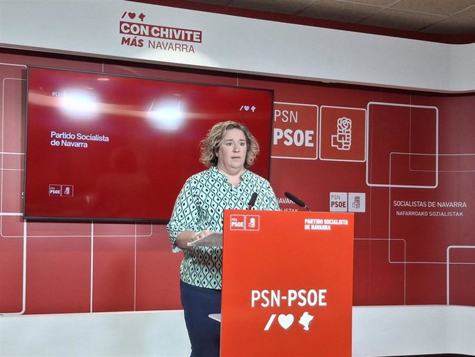 Archivo - La secretaria de Organización del PSN, Esther Iso.
