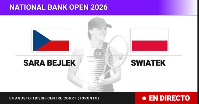 Sara Bejlek - Iga Swiatek: resumen y estadísticas del partido de Treintaidosavos de final de National Bank Open