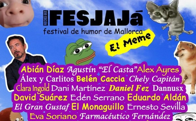 El festival de humor FesJajá reunirá a más de 60 artistas en 50 espectáculos en Mallorca