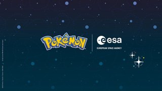 Logos de Pokémon y la ESA.