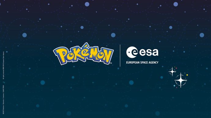 Logotipos do Pokémon e da ESA.