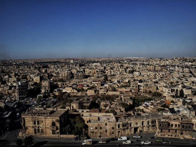 Archivo - Vistas de la histórica ciudad siria de Aleppo