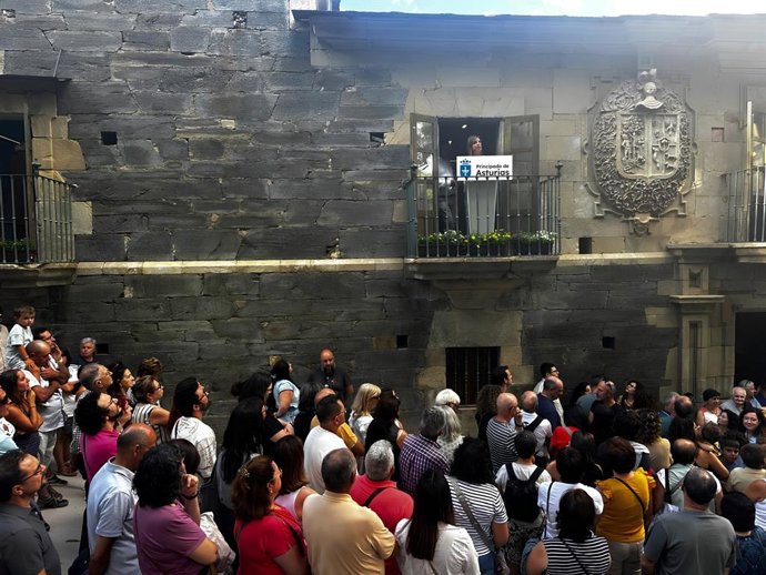 Inauguración del palacio de Mon, en San Martín de Oscos, tras su rehabilitación.