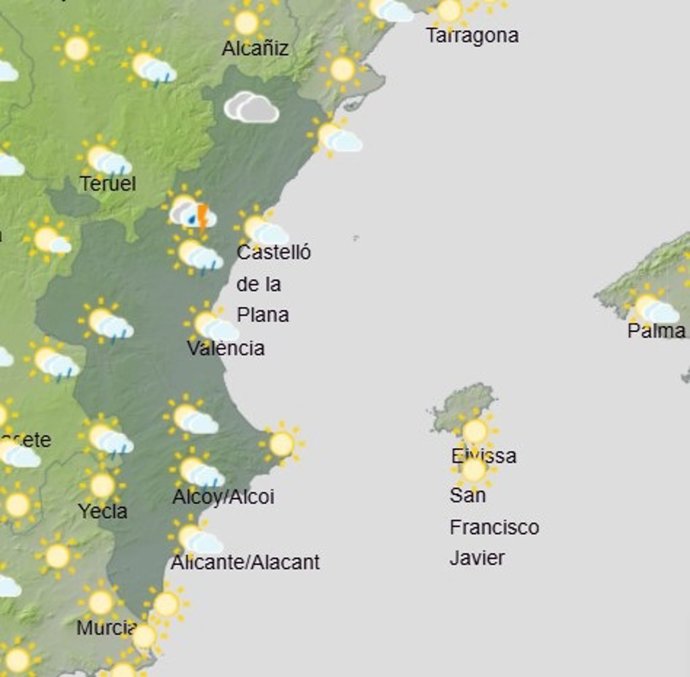 Previsión 5 de agosto