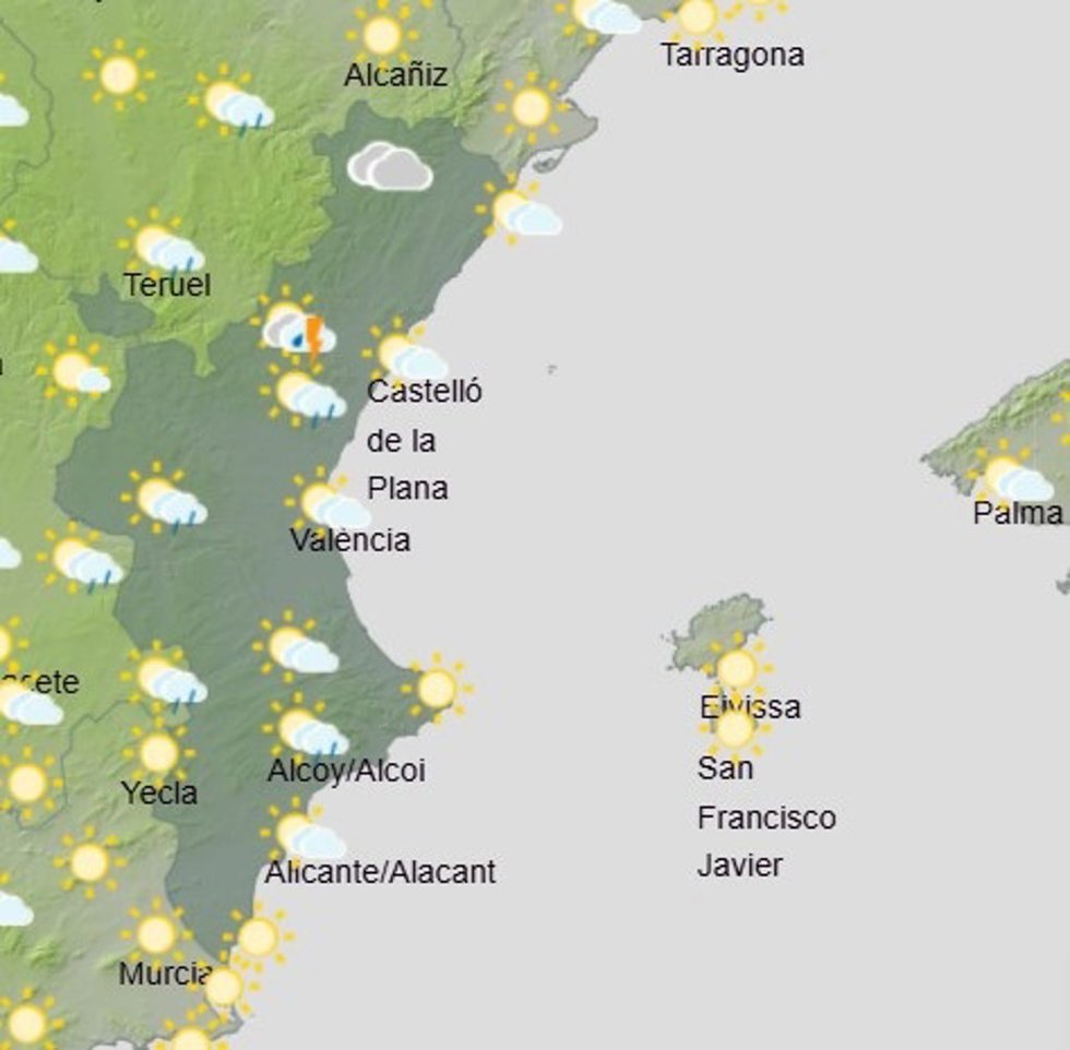 Previsión 5 de agosto