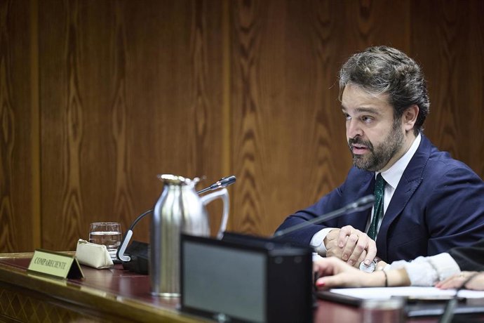 Archivo - El Secretario Adjunto de Organización del PSOE, diputado y exalcalde de Bedmar y Garcíez (Jaén), Juan Francisco Serrano Martínez, comparece ante la Comisión de Investigación del ‘caso Koldo’, en el Senado, a 4 de diciembre de 2025, en Madrid (Es