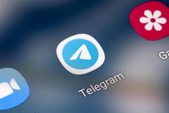 Archivo - Imagen de Telegram en un móvil.