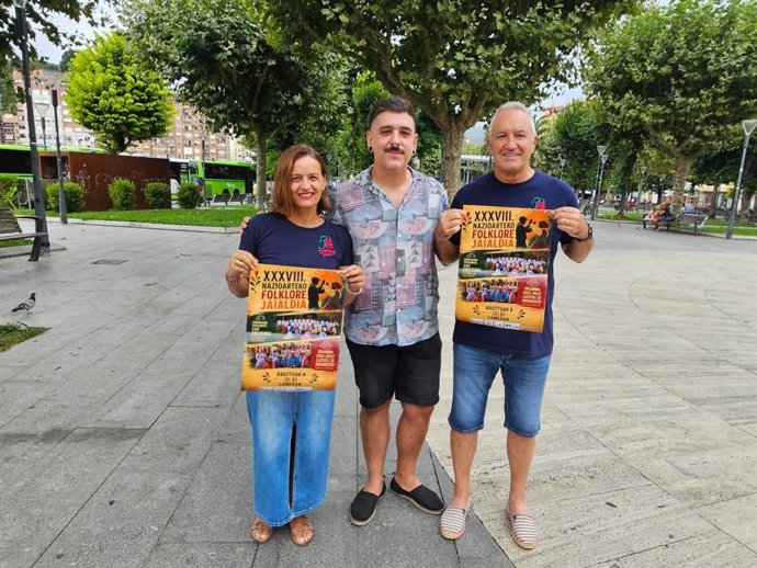 Presentación del XXXVIII Festival Internacional de Folclore  de Bermeo.