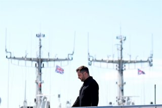 FILED - 27 July 2026, United Kingdom, Portsmouth: Ukrainian President Volodymyr Zelensky arrives at HM Naval Base in Portsmouth, during his visit to the UK. Photo: Aaron Chown/PA Wire/dpa