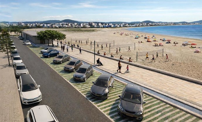 Archivo - Infografía del futuro paseo marítimo de Laredo