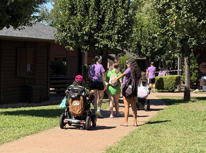Un total de 120 niños participa en el XXIX campamento Bosque de los Sueños de Aspaym en Cubillos del Sil (León)