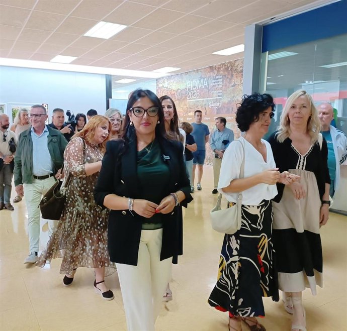 Carolina López, en la Feria de Muestras