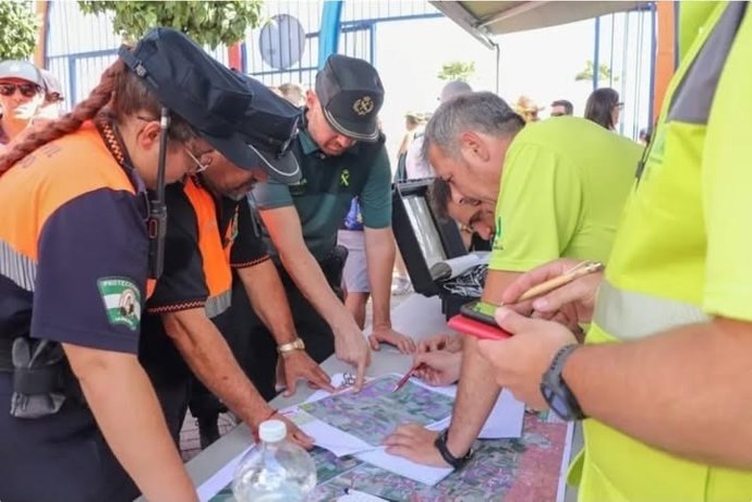 Dispositivo de búsqueda que ha trabajado durante tres jornadas con batidas para intentar localizar al desaparecido. Desde este miércoles ya no se realizarán búsquedas con voluntarios.