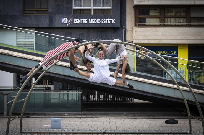 Archivo - Imagen del espectáculo de una de las compañías de Divierteatro, en Ciudad Rodrigo (Salamanca).