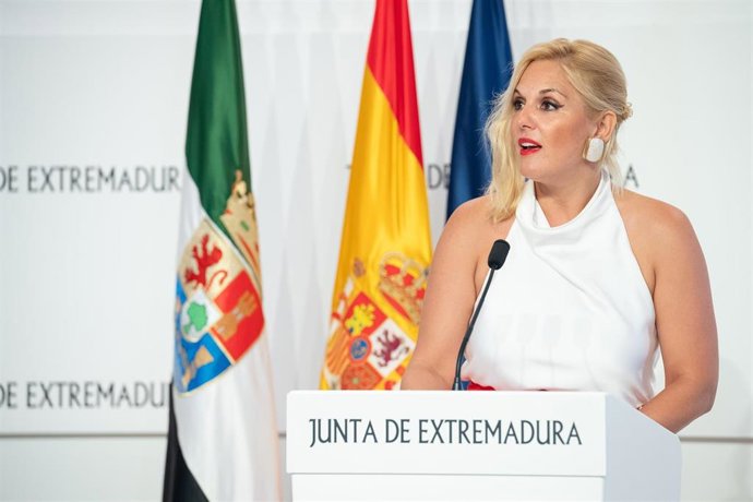 La consejera de Hacienda, Elena Manzano, en una imagen de archivo