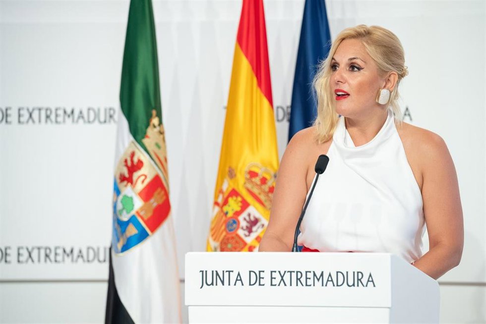 La consejera de Hacienda, Elena Manzano, en una imagen de archivo